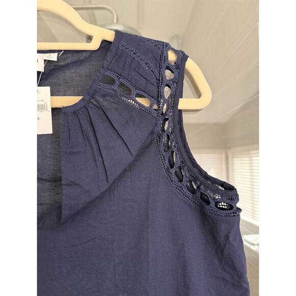 GAP SLEEVELESS TOP - DARK BLUE - SIZE S - Picture 3 of 5